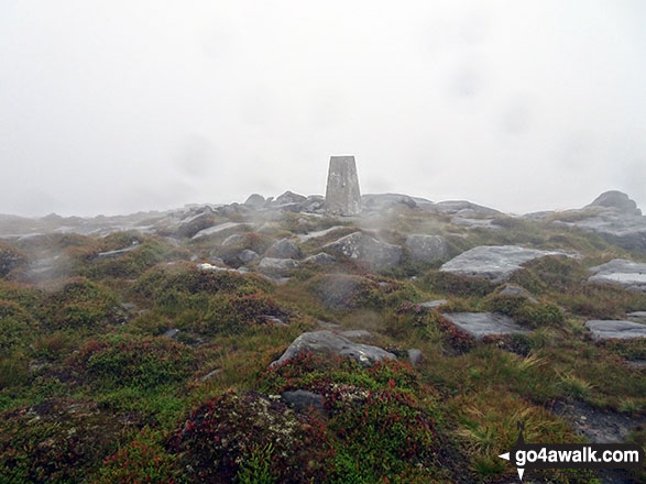 The Trig Point on Ward's Stone (Mallowdale Fell)