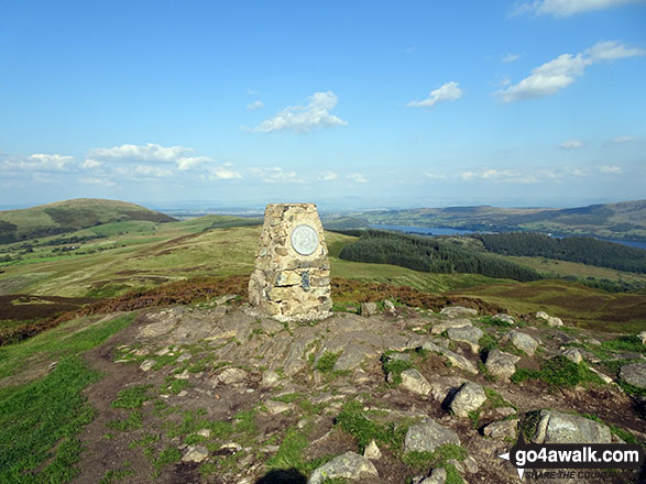 Walk c309 Great Mell Fell, Little Mell Fell and Gowbarrow Fell - Gowbarrow Fell (Airy Crag) summit Trig Point