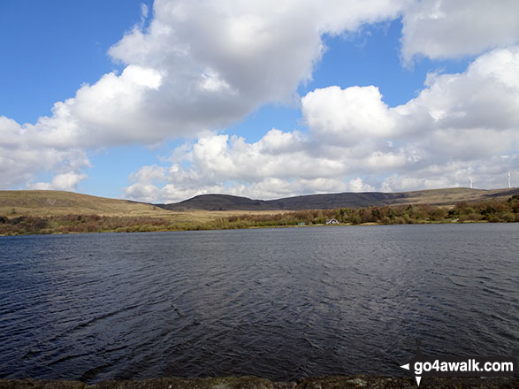 Walk gm116 Round Hill, Freeholds Top and Brown Wardle Hill from Watergrove Reservior - Watergrove Reservoir