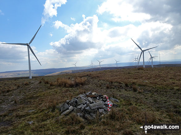 Walk Rough Hill (Shore Moor) walking UK Mountains in The South Pennines and The Forest of Bowland  Greater Manchester, England