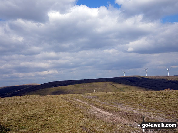 Middle Hill (Whitworth) from Brown Wardle Hill