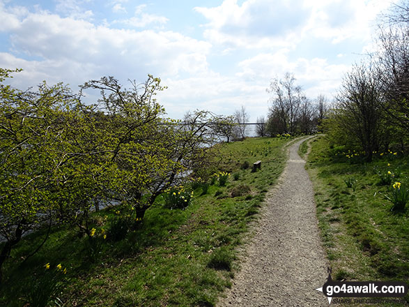 Lovely path by Watergrove Reservoir back to the start 