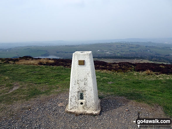 Darwen Hill (Darwen Moor) summit Trig Point 