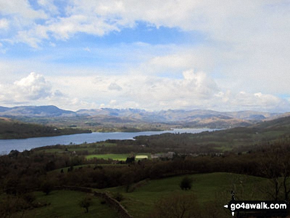 Walk c104 Orrest Head and Troutbeck from Windermere - Windermere from the summit of Orrest Head