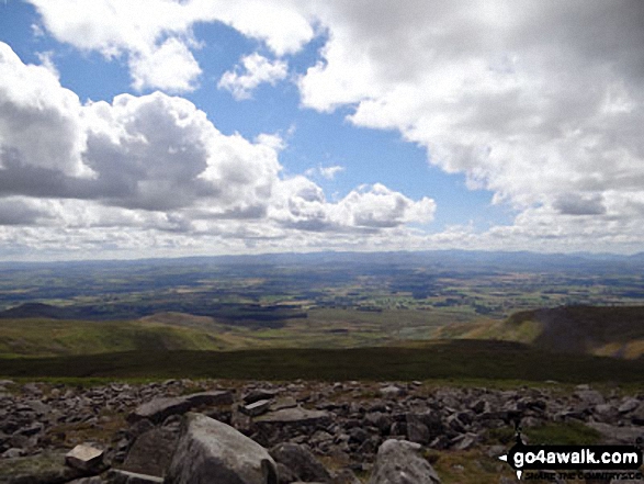 The view from Little Dun Fell 