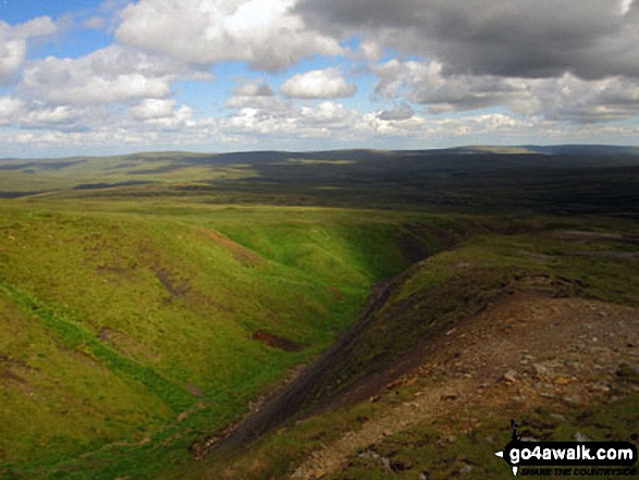 Walk c293 Cross Fell and Great Dun Fell from Garrigill - Dunfell Hush