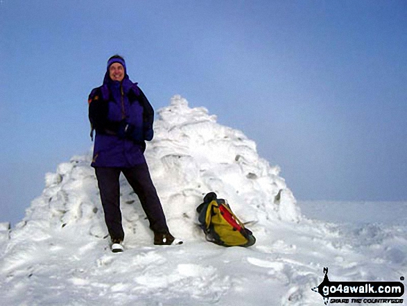 Me on Ben Challum in The Mamlorn Hills Stirling Scotland