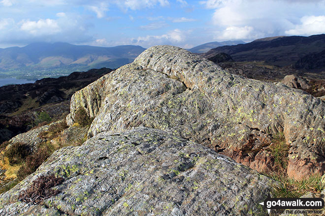 Walk c203 Ashness Bridge, Surprise View, Watendlath, Rosthwaite and The River Derwent from Barrow Bay - Grange Fell (Brund Fell)