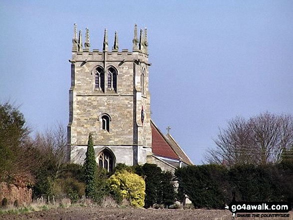 Walk li143 Southrey from Bardney - Bardney Church