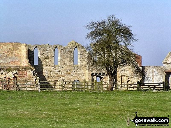 Walk li143 Southrey from Bardney - Tupholme Abbey, near Southrey