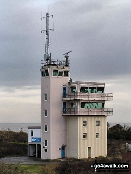 Walk ey119 Spurn Head from Kilnsea - The New Lighthouse on Spurn Head