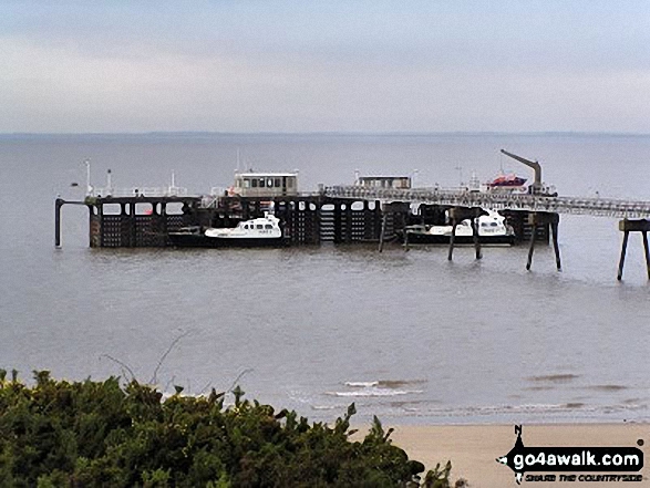 Walk ey119 Spurn Head from Kilnsea - The Lifeboat Jetty on Spurn Head