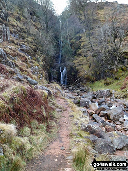 Walk c411 Starling Dodd via Scale Beck from Buttermere - Scale Force