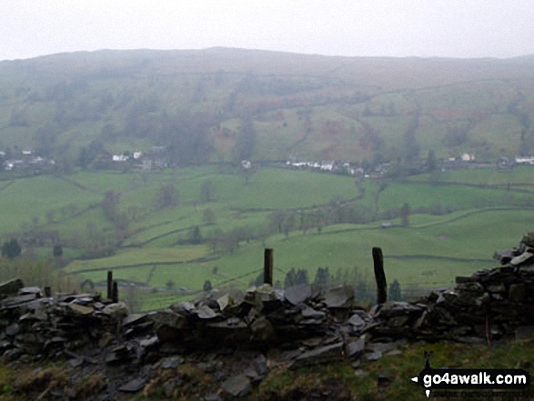 Walk c104 Orrest Head and Troutbeck from Windermere - Wansfell Pike from the Garburn Road, Applethwaite Common