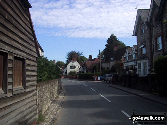 Walk ha104 Noar Hil and Selborne Common from Selborne - Selborne Village