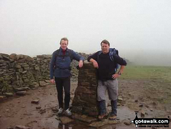 Walk ny331 The Yorkshire Three Peaks Challenge as a 3 day walk - Day 1 from Horton in Ribblesdale (New 2013 Route) - Pen-y-ghent Summit