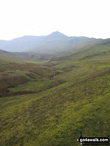 Walk c315 Carl Side and Dodd (Skiddaw) from Dodd Wood - Skiddaw from Ling How