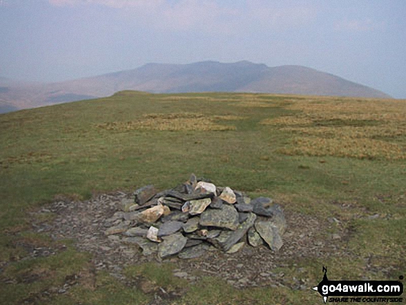 Walk c321 Skiddaw and Lonscale Fell from Millbeck, nr Keswick - Great Calva from Lonscale Fell