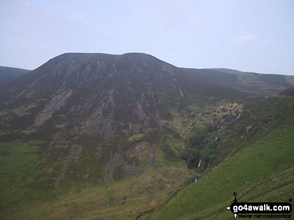 Walk c248 Skiddaw from High Side - Great Calva and Whitewater Dash from The Cumbria Way at Melbecks, Back o' Skiddaw