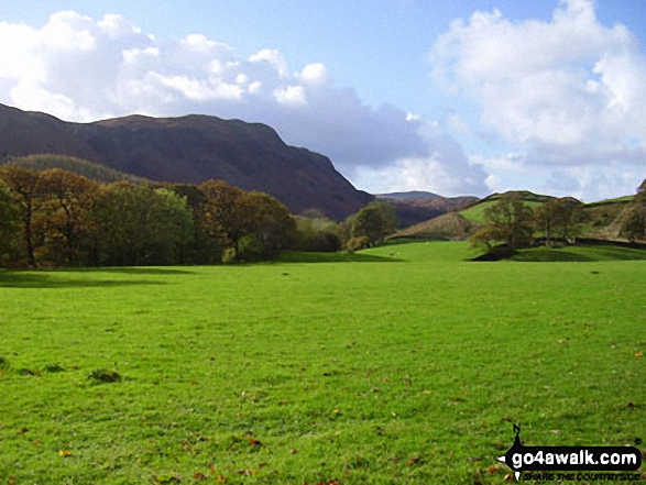 Walk c402 Harter Fell and Hard Knott from The Woolpack Inn, Eskdale - Gate Crag from Eskdale