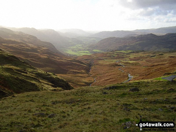 Eskdale from the summit of Harter Fell (Eskdale) 