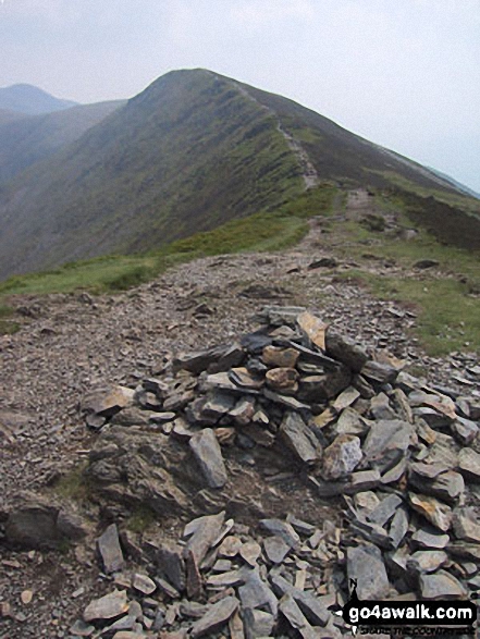 Little Man (Skiddaw), Carl Side and Longside Edge from Ullock Pike 