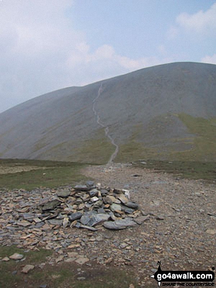 Walk Carl Side walking UK Mountains in The Northern Fells The Lake District National Park Cumbria, England