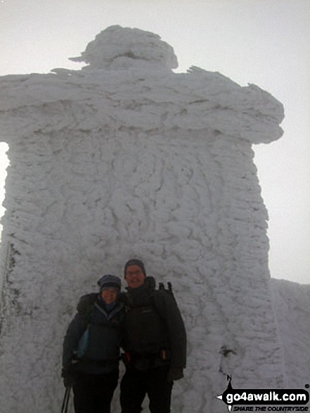 On Slieve Donard (Sliabh Donairt) summit 