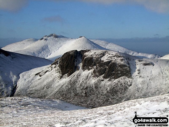 Cove Mountain from half way up Slieve Donard (Sliabh Donairt)