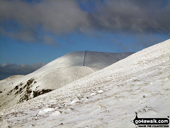 Slieve Commedagh from half way up Slieve Donard (Sliabh Donairt)