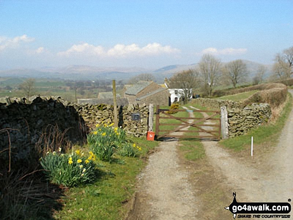 Walk c289 Lambrigg Fell from Wythmoor Farm - Haygarth Farm