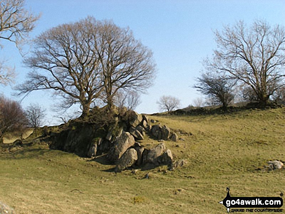 Walk c289 Lambrigg Fell from Wythmoor Farm - Near Kiln Head