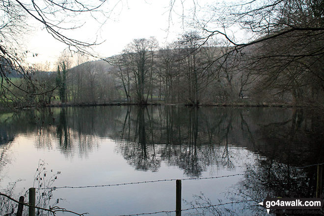 Walk d270 Monsal Head, Monsal Dale and Deep Dale from Ashford in the Water - The River Wye near Ashford in the Water