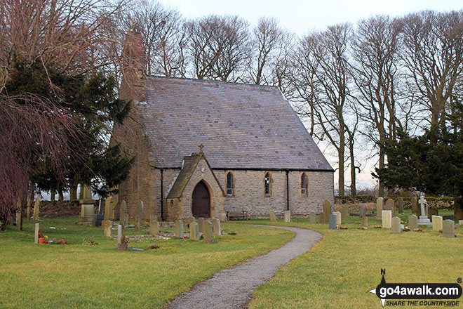 Walk d270 Monsal Head, Monsal Dale and Deep Dale from Ashford in the Water - St Michael and All Angels' Church, Sheldon