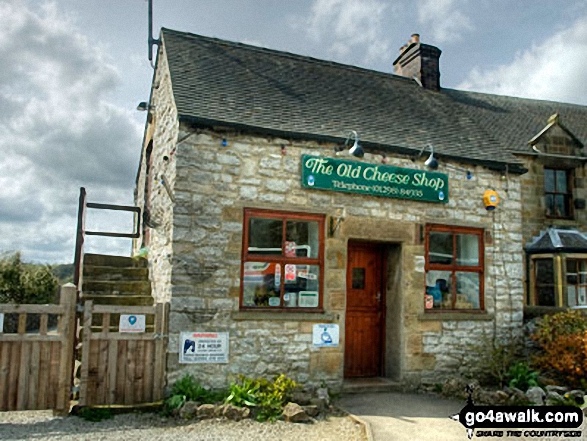 Walk d312 Carder Low, The High Peak Trail and The Tissington Trail from Hartington - The Old Cheese Shop in Hartington