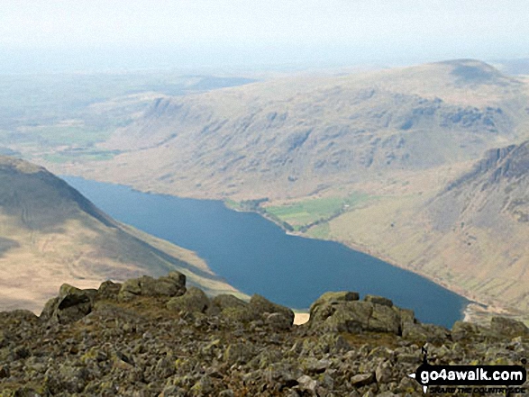 Wast Water from the summit of Sca Fell