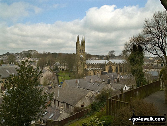 Walk d163 Tideswell and The Monsal Trail from Peak Forest - Tideswell Church