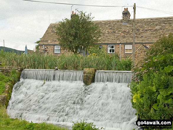 Walk d253 Edensor, Chatsworth Park and Rowsley from Bakewell - Rowsley Weir