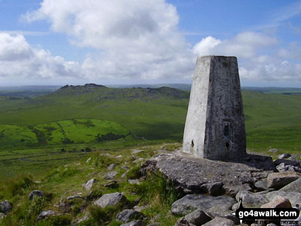 Walk co168 Brown Willy and Bodmin Moor from St Breward - Little Rough Tor from Brown Willy