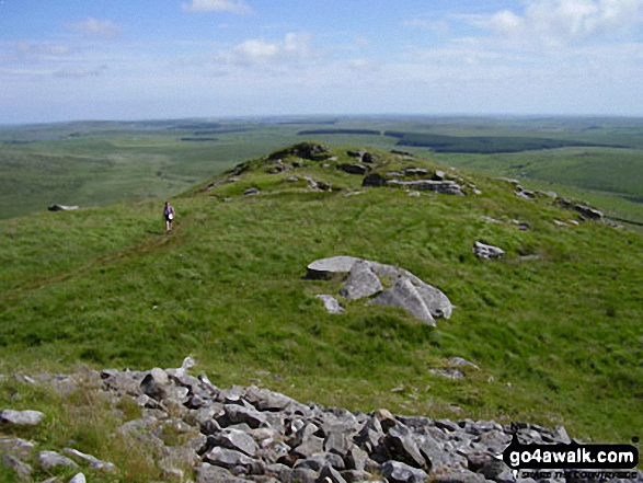 Walk co168 Brown Willy and Bodmin Moor from St Breward - On Brown Willy