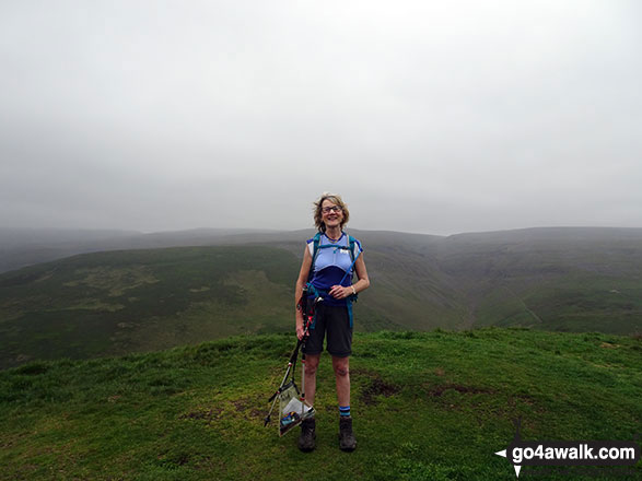 Walk c488 Dufton Pike from Dufton - Me on Dufton Pike summit