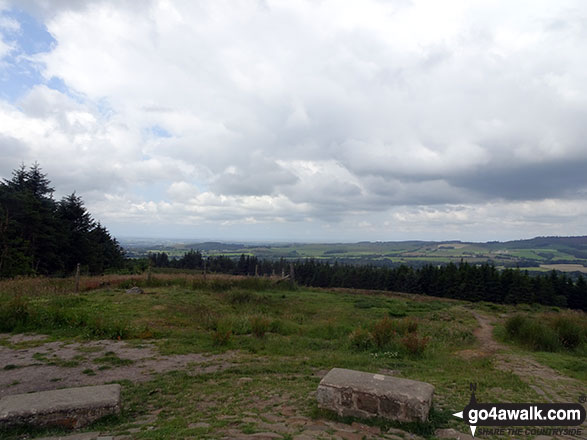 The view from the summit of Beacon Fell (Forest of Bowland) 