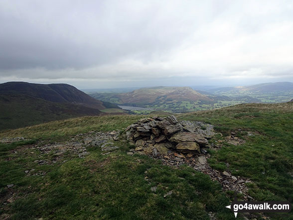 Walk c421 Mellbreak and Hen Comb from Loweswater - Hen Comb summit cairn