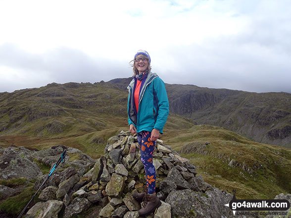 Me on the summit of Rosthwaite Fell (Bessyboot) 