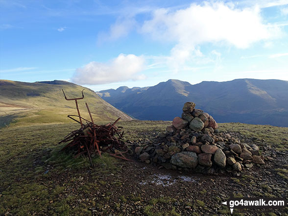 Walk c324 Starling Dodd and Great Borne from Buttermere - Starling Dodd summit cairn