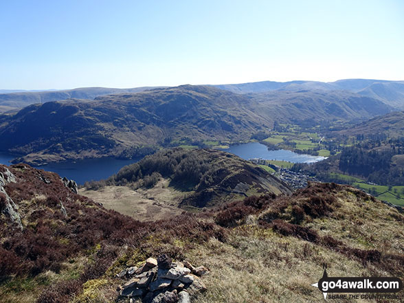 Walk c286 The Glenridding Skyline from Glenridding - Glenridding Dodd from the lower slopes of Sheffield Pike