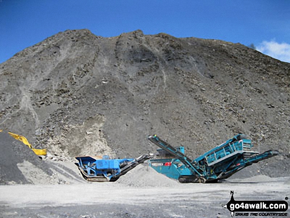 Walk gw170 Moel Penamnen and Manod Mawr from Blaenau Ffestiniog - Machinery in Maen-offeren Quarry, Blaenau Ffestiniog