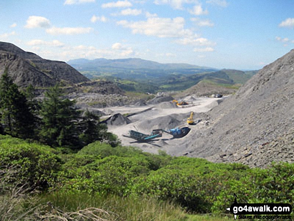 Arenig Fawr and Arenig Fach from Maen-offeren Quarry, Blaenau Ffestiniog