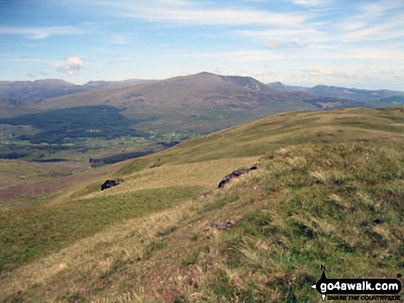 Walk gw170 Moel Penamnen and Manod Mawr from Blaenau Ffestiniog - Carnedd Moel Siabod from Moel Penamnen