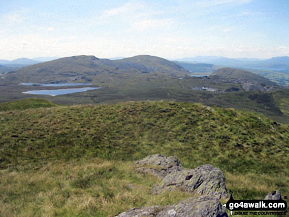 Manod Mawr (North Top), Manod Mawr and Manod Bach from Moel Penamnen